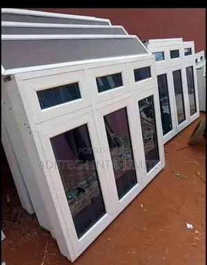 Unique Aluminium Casement Window With Net and Burglary Proof