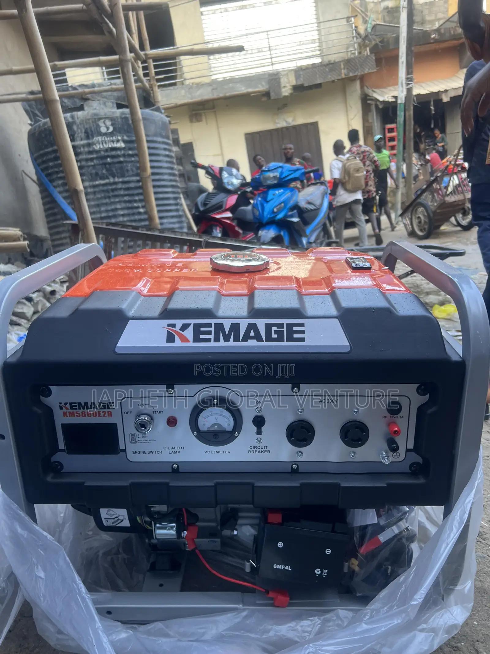 Kemage 58000 Remote Control Key Starter Generator – 5.5kva