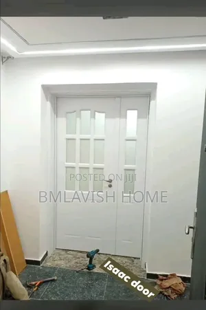 4ft Wooden Kitchen Door With Glass