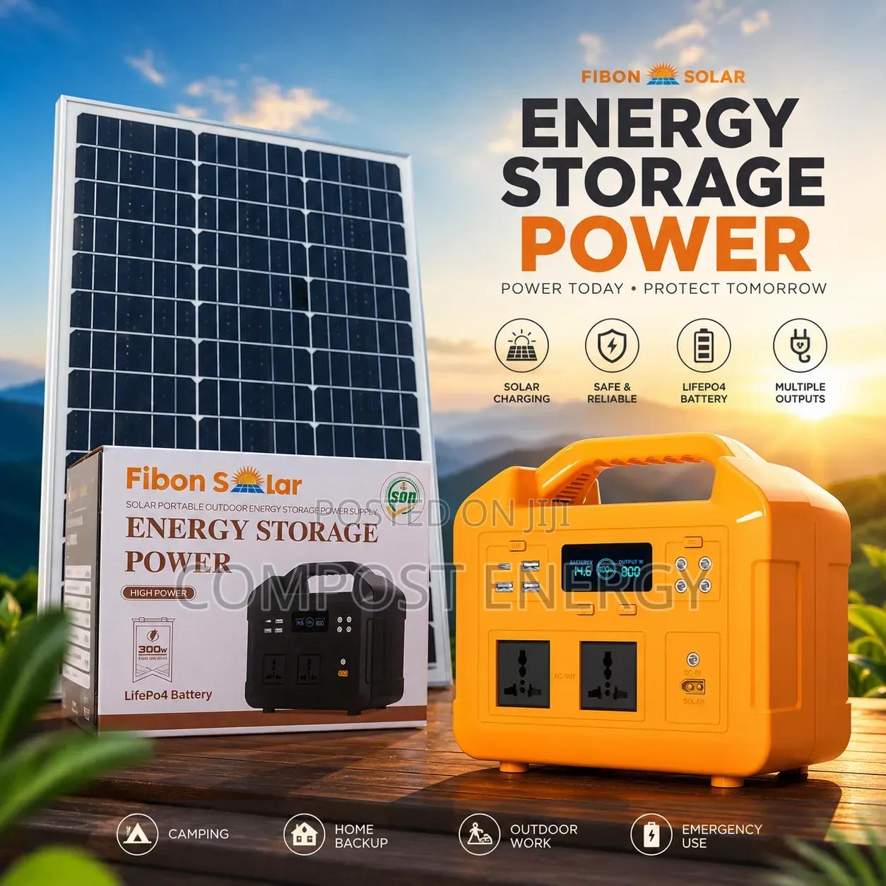 Solar Generator 500w/385wh