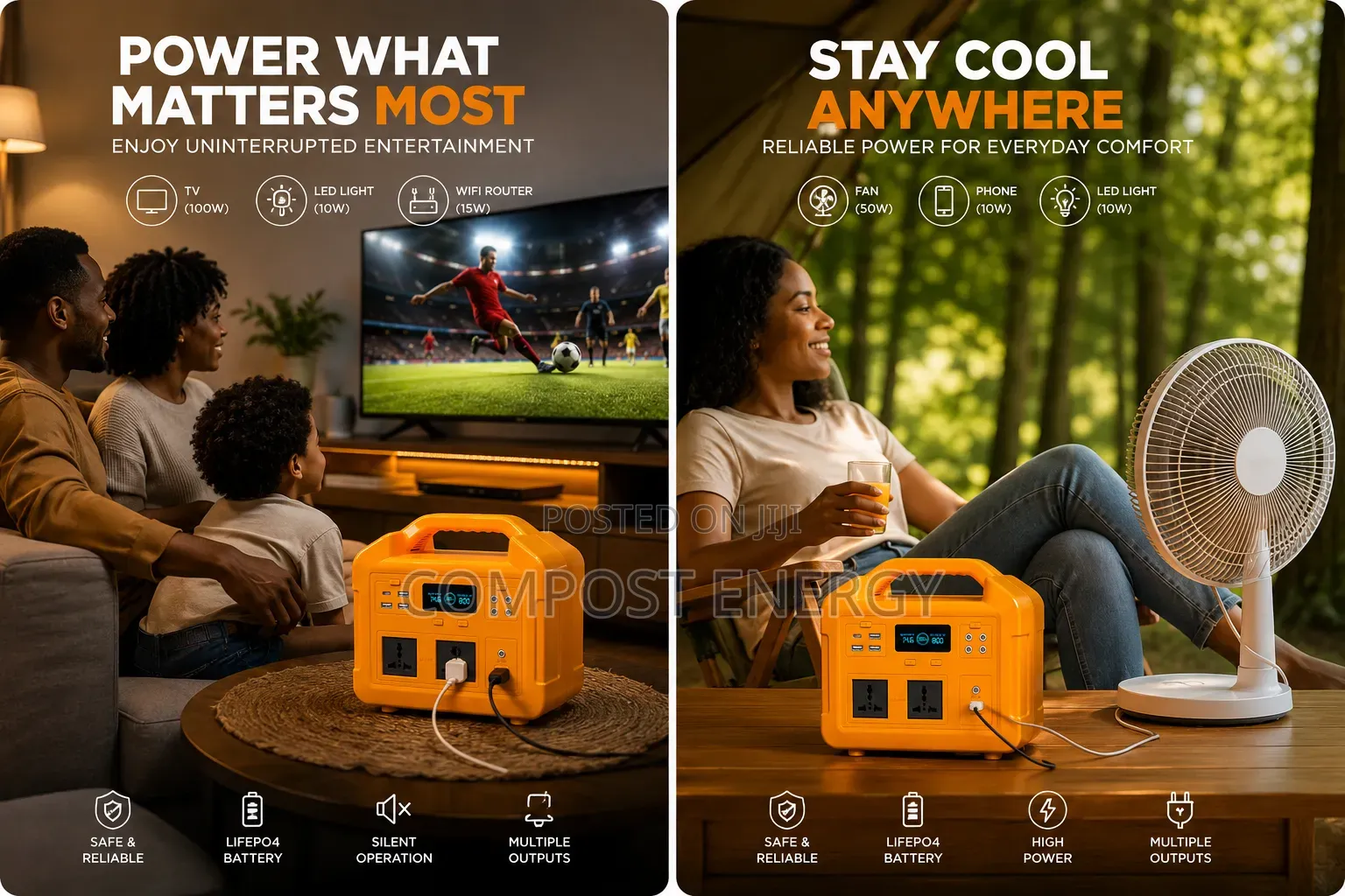 Solar Generator 500w/385wh