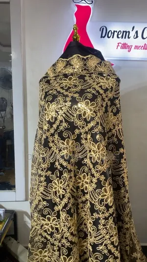Gold Sample Lace Fabrics