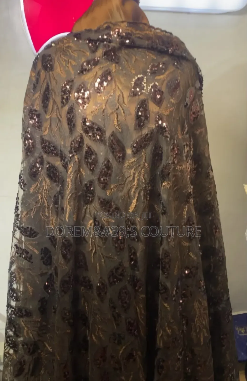 Coffee Brown Sample Lace