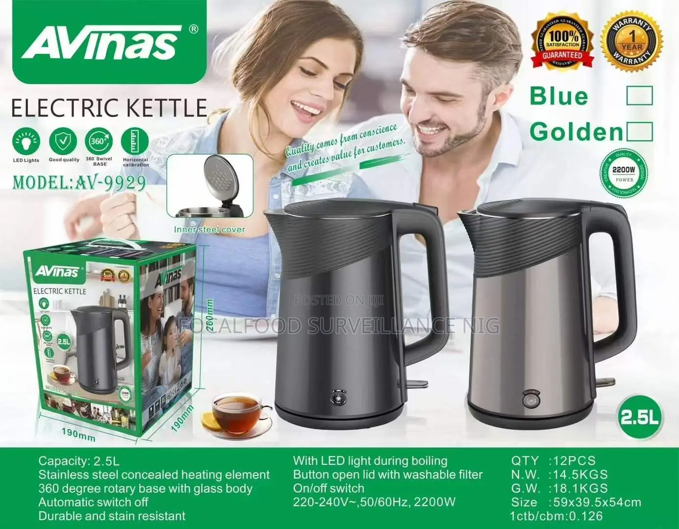 Avinas Electric Kettle