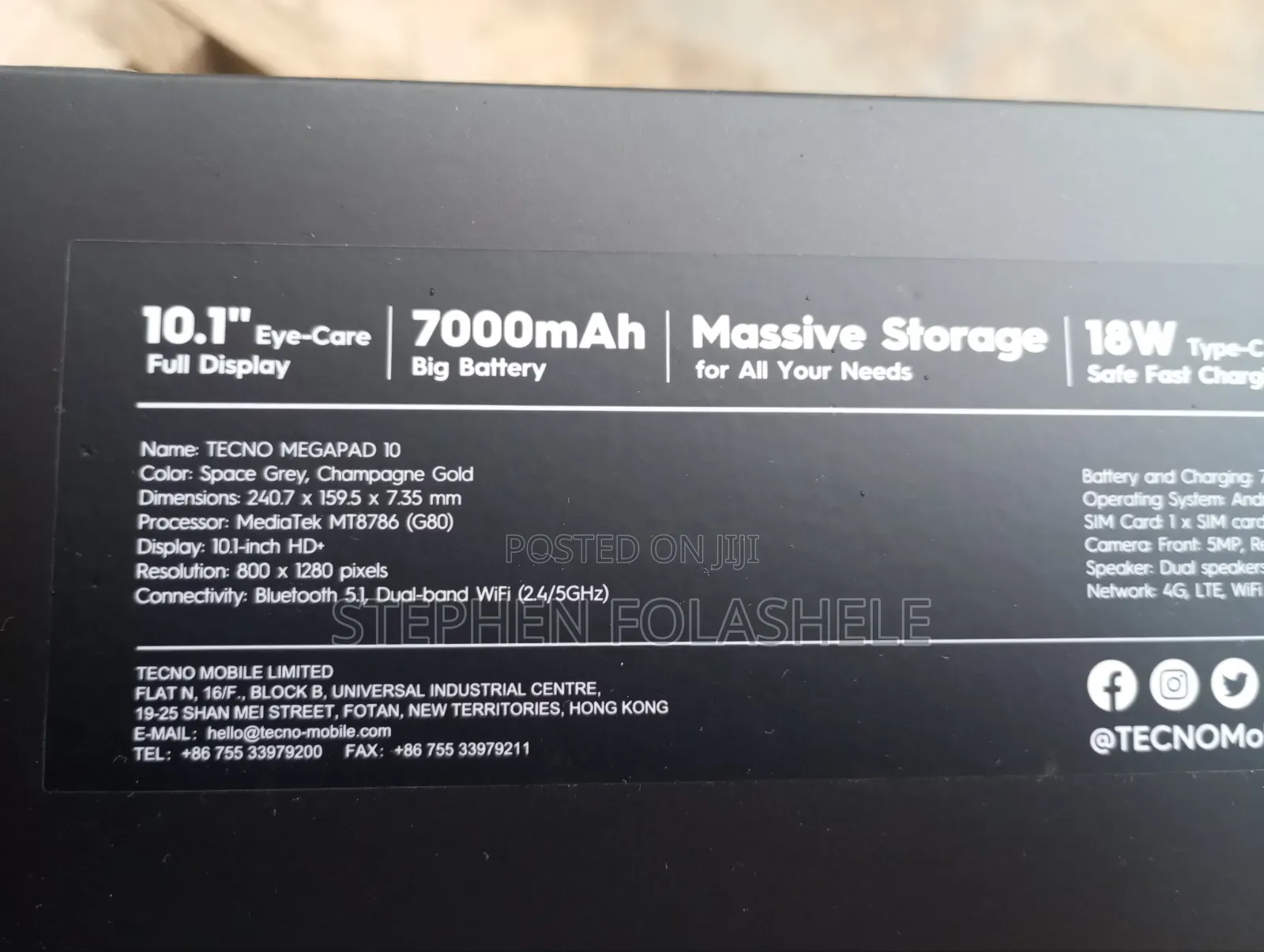 Tecno Megapad 10 128 GB