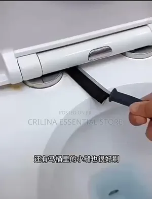 2pcs Portable Hard Brush (For Cleaning Different Corners in Toilets)