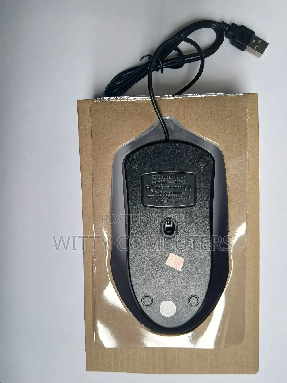 Usb 2.0 Wired Scroll Wheel Mouse Black Mice for Pc Laptop Notebook