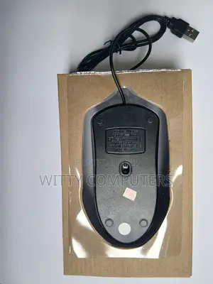 Usb 2.0 Wired Scroll Wheel Mouse Black Mice for Pc Laptop Notebook