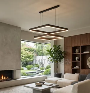 Modern Geometric Square Led Pendant Chandelier 150cm 12v