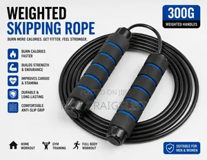 Professional Weighted Workout Rope300g for Cardio and Staminabuilding