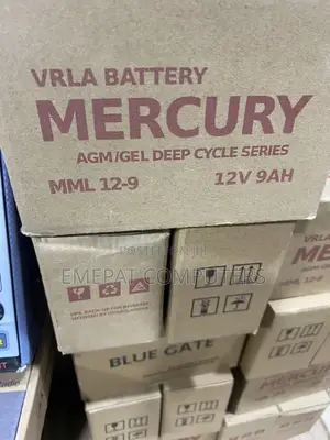 Mercury 12v/9amhs Ups Battery