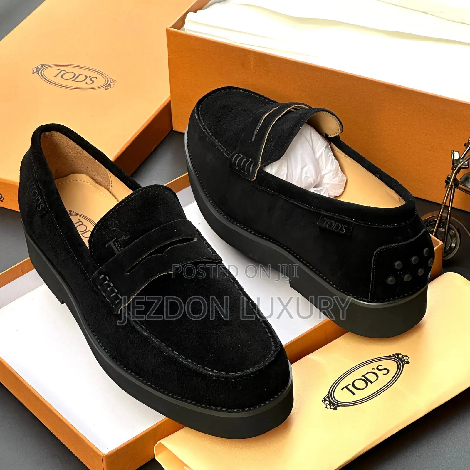 Tods Leather X Suede Shoe