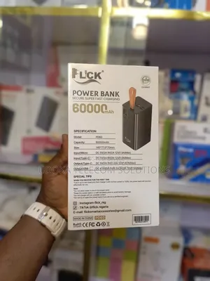 Flick Powerbank | 60,000mah | Pd60 | 4x Faster | 4 Outputs
