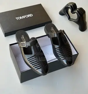 Tom Ford Luxury Men Half Sandal Shoes –Elegant, Durable Comfortable