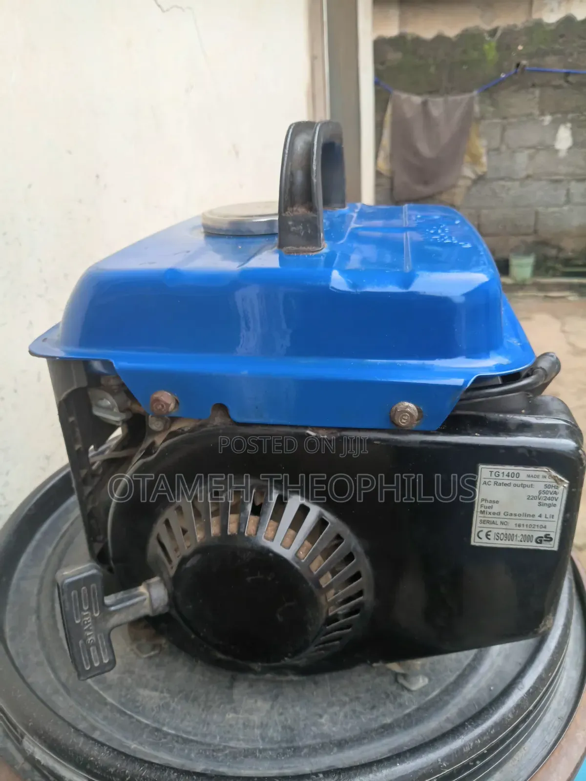 Tiger Generator Model Tg 1400