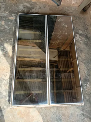 Rare Aluminium Frameless Window With Net and Burglary Proof