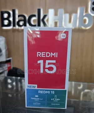 New Xiaomi Redmi 15 128 GB Black