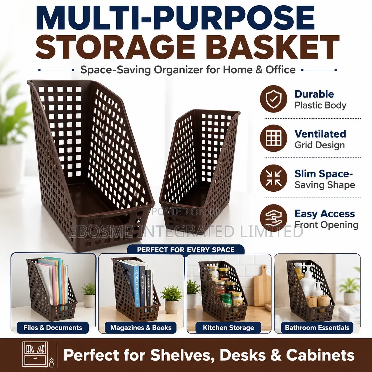 Multi Purpose Storage Basket