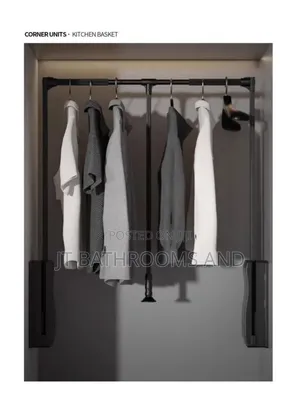 Pull-Down Clothes Wardrobe Rack