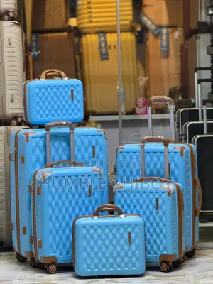 Quality Set of of 6 Swiss Polo Rubber Luggages