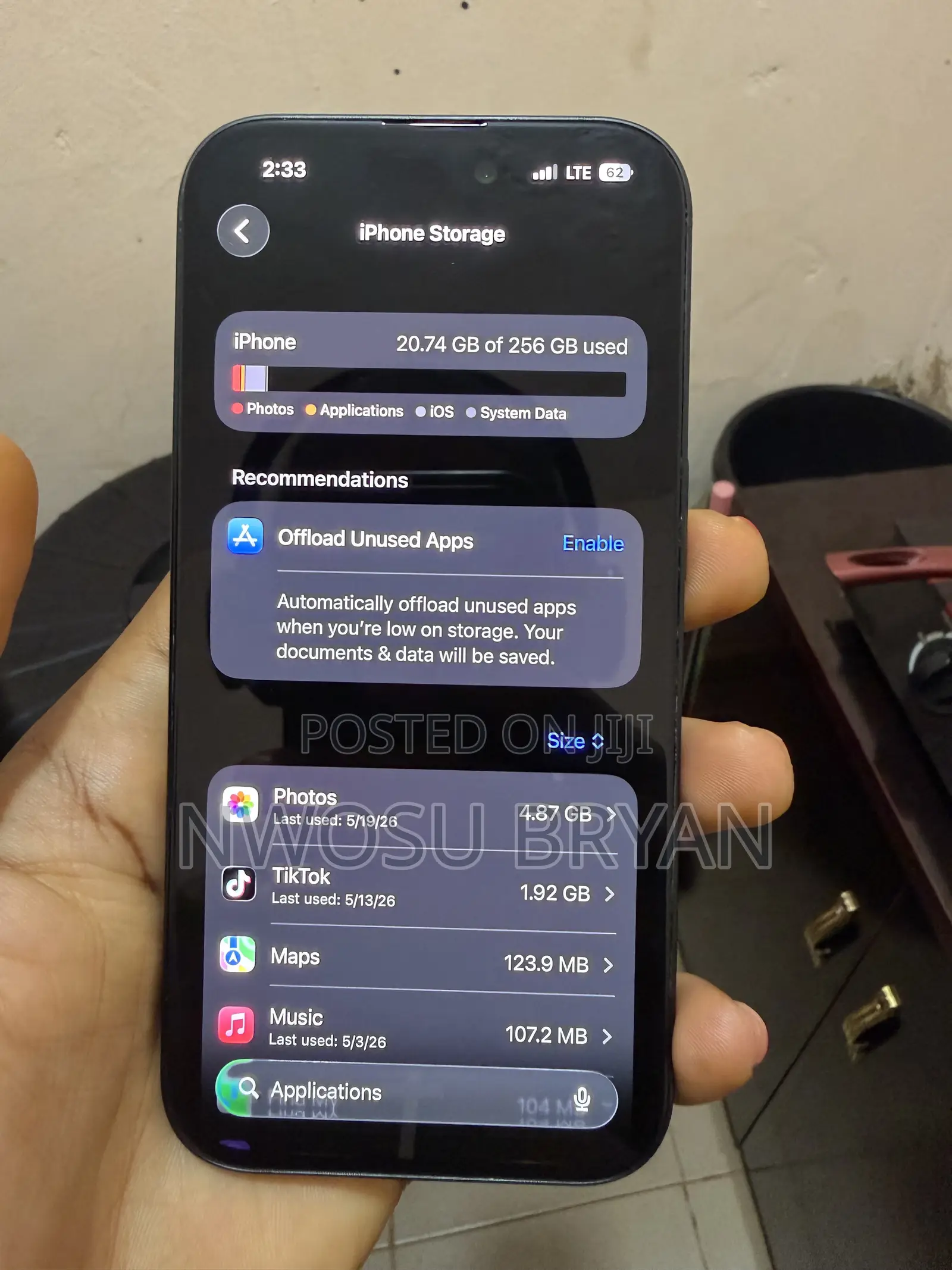 Apple iPhone 16 256 GB Black
