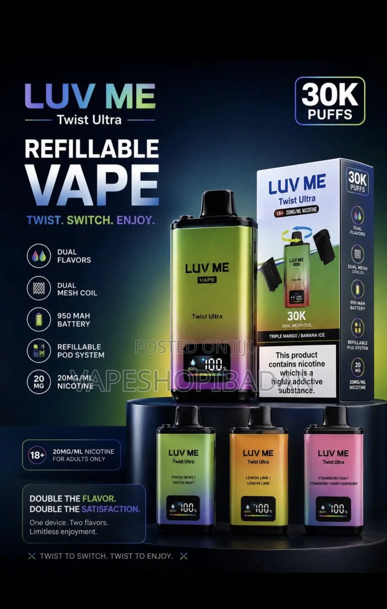 Luv Me Refilled Vape Puff