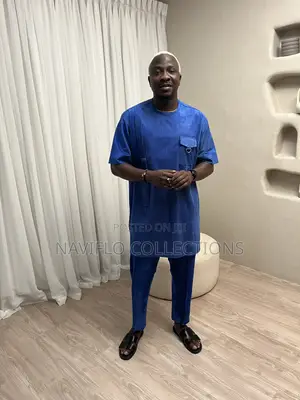 Luxury Two Pieces Linen Pants and Shirt