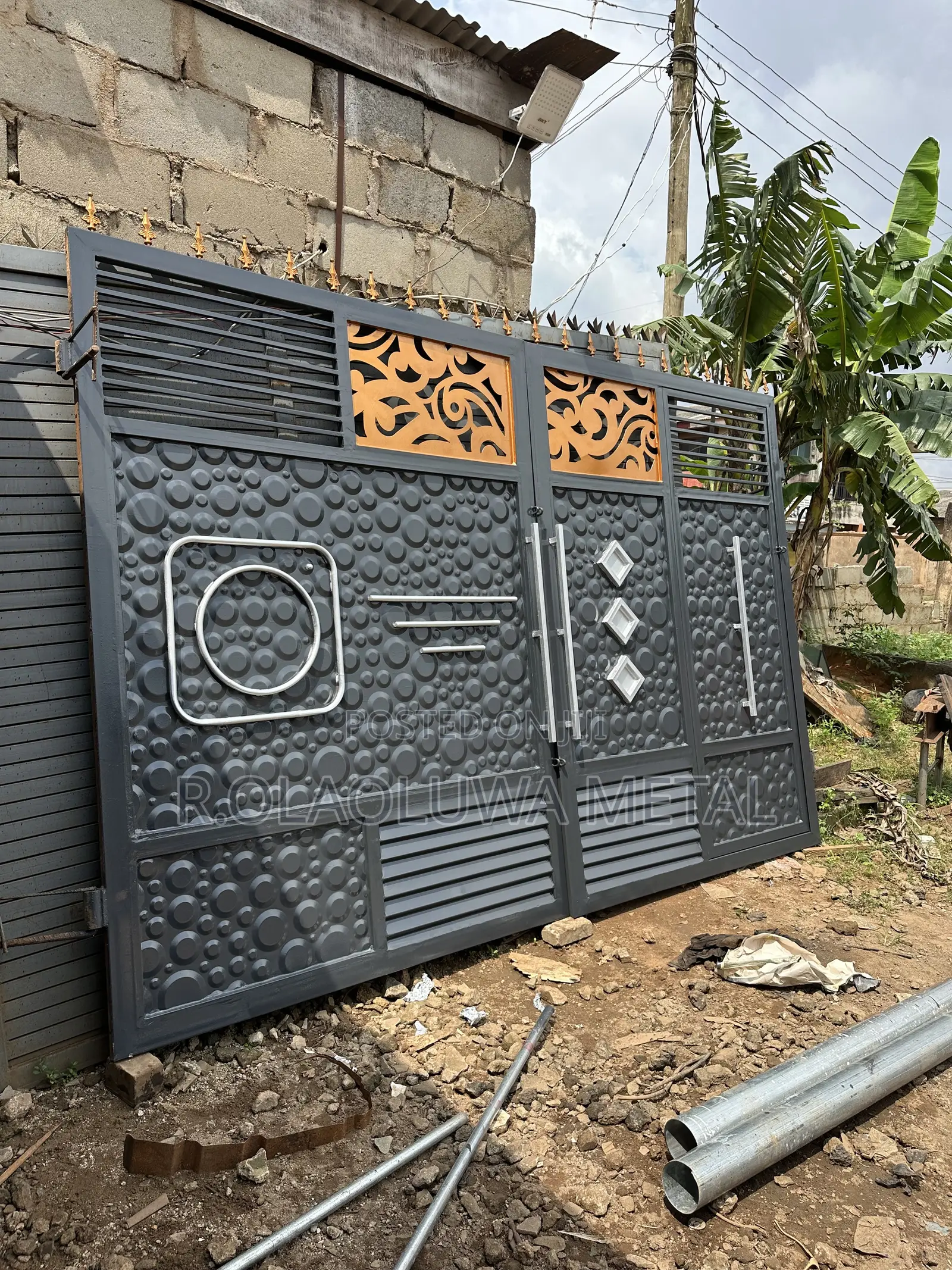 Modern Steel Security Gate