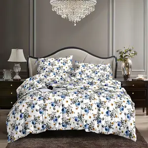 Luxury Cotton Floral Bedsheet With Pillowcases