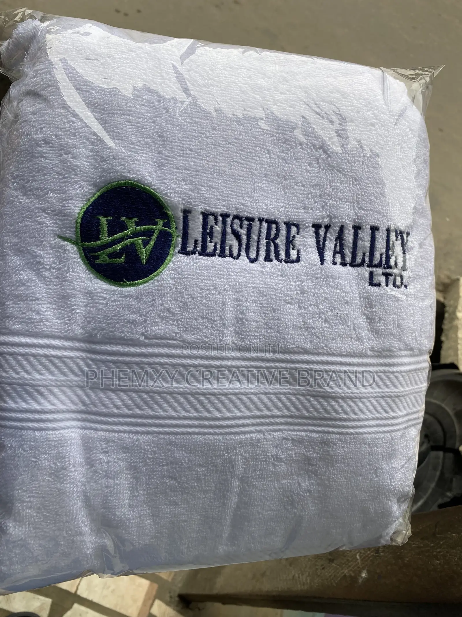 Monogram Printing on Towel
