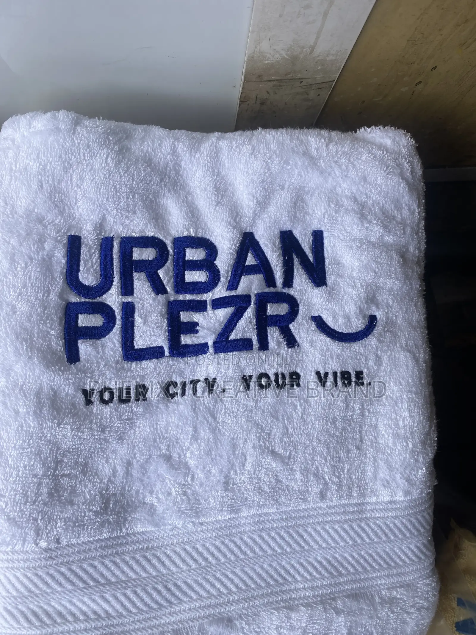 Monogram Printing on Towel