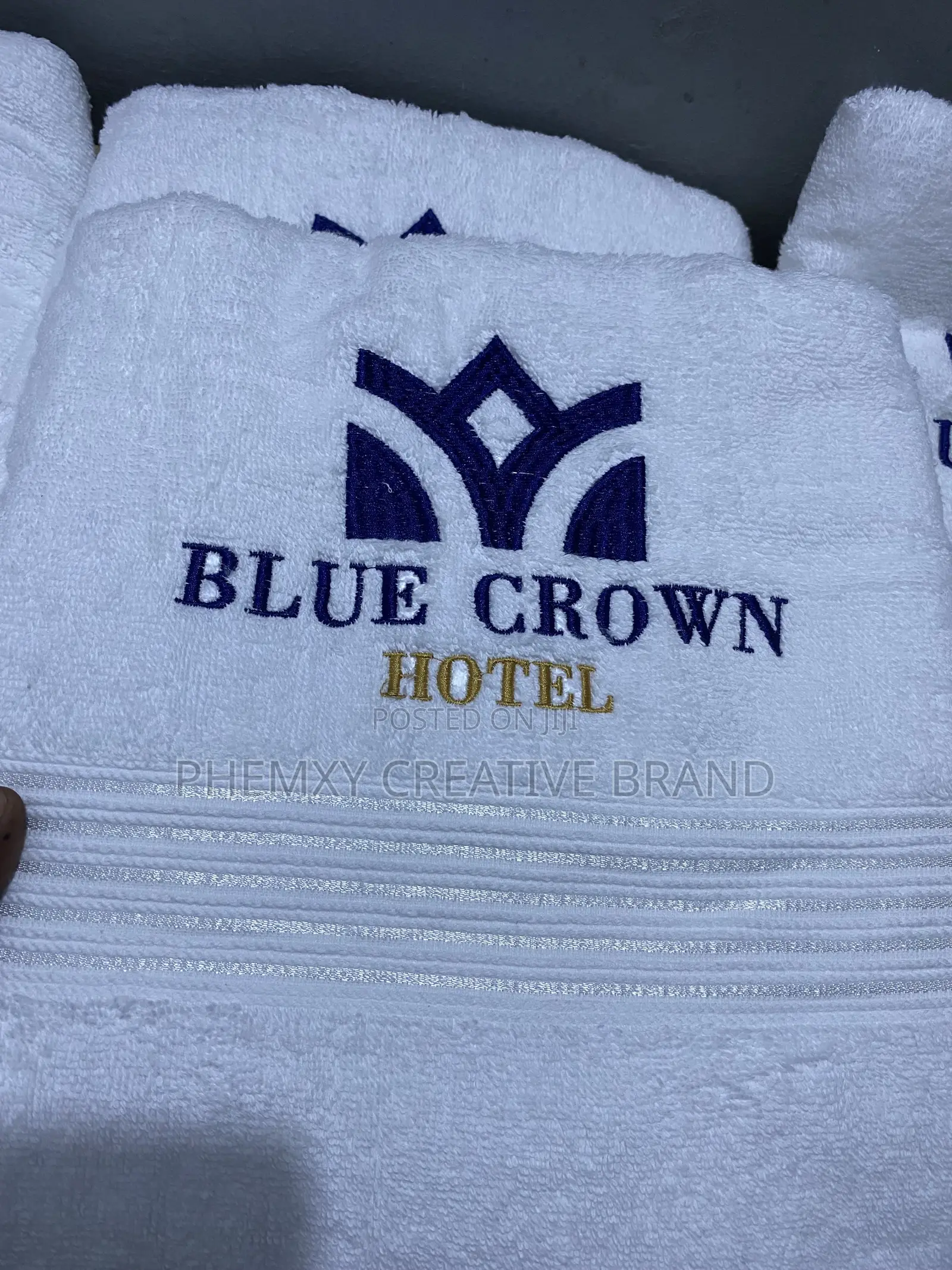 Monogram Printing on Towel