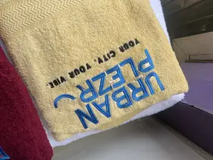 Monogram Printing on Towel