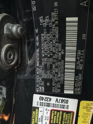 Toyota Sienna 2013 Black