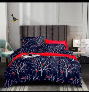 Luxury Cotton Floral Bedsheet Set 6x6 With 4 Pillowcases