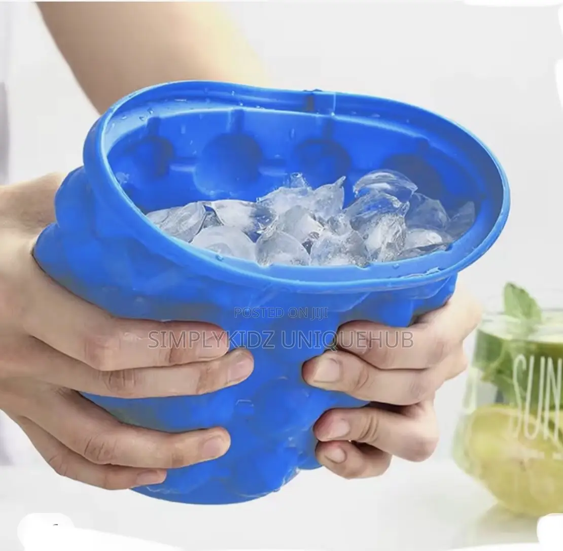 1pc-Silicone Ice Cube Maker Portable Bucket Wine Ice Cooler