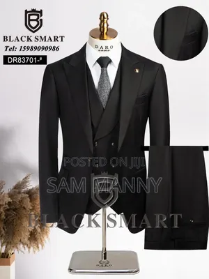 Black Fitted Suit