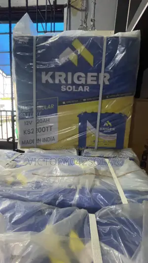 Kriger Solar Tubular Battery 12v 220ah Available