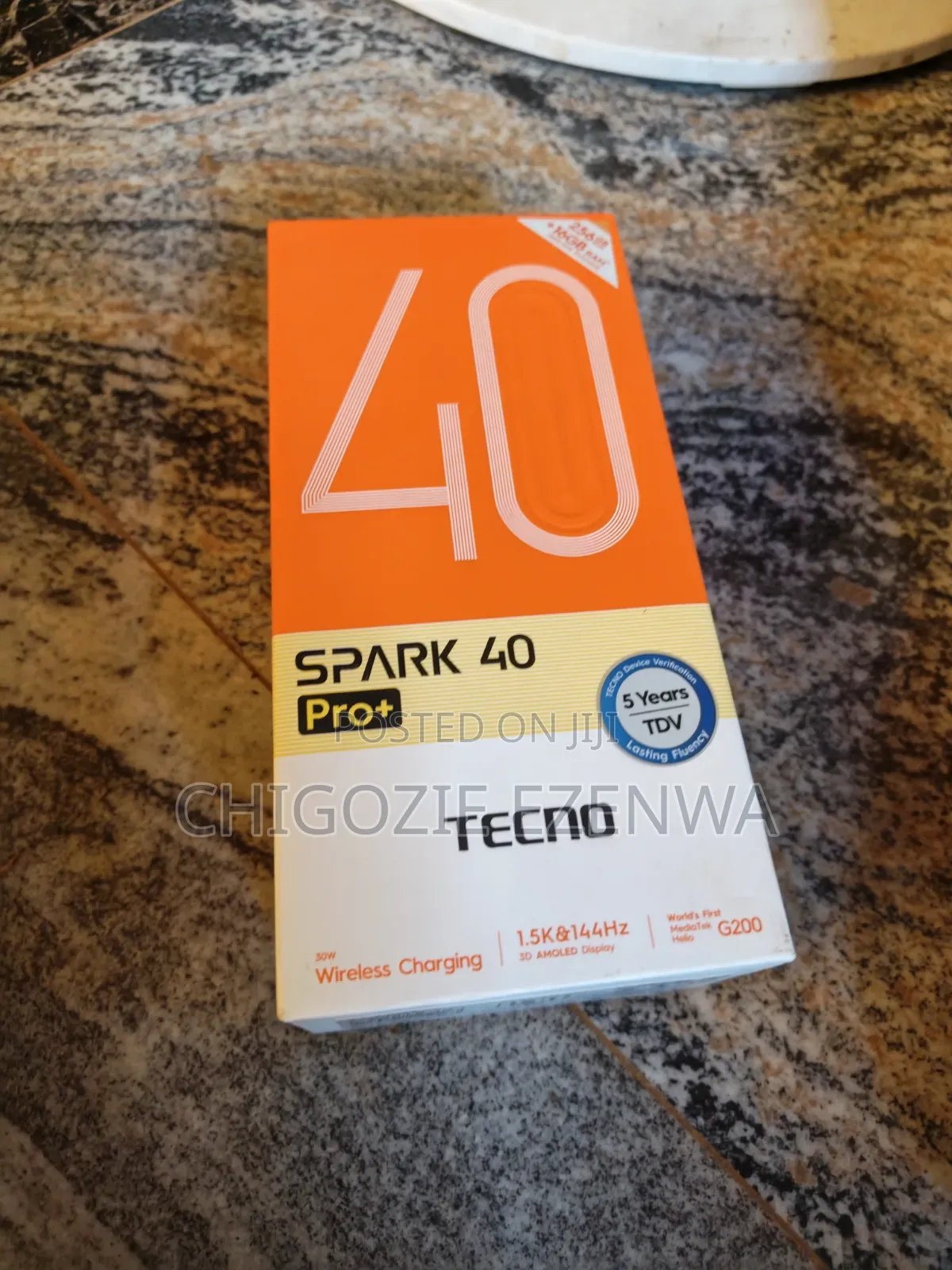 New Tecno Spark 40 Pro+ 256 GB White