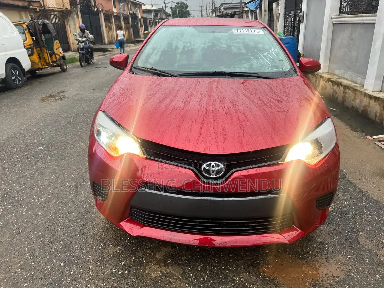 Toyota Corolla 2015 Red