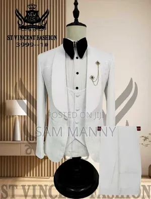 White Fitted Suits