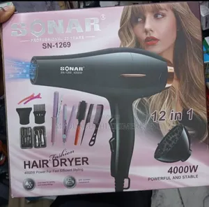 Sonar Sn-1269 Professional 12-in-1 Hair Dryer