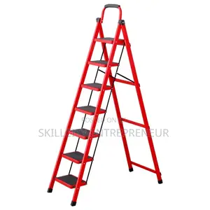 7-Step Folding Step Stool With Handrail