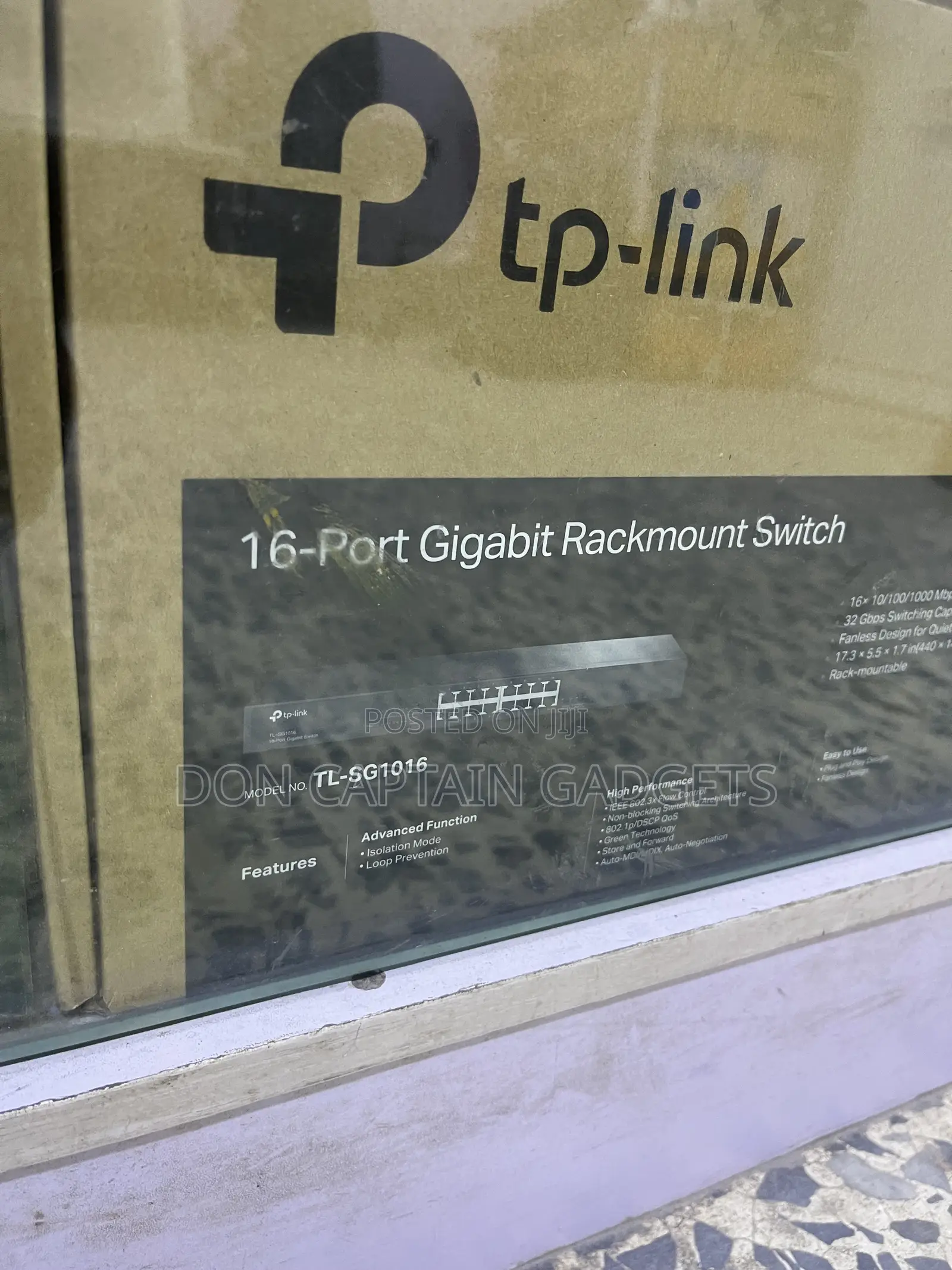 Tp-Link Tl-Sg1016 16 Port Gigabit Rackmount Switch