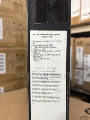 New Laptop HP Victus 15 16GB Intel Core i7 SSD 512GB