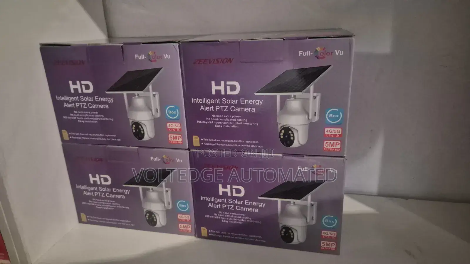 Ubox Single Lens Indoor Solar Camera