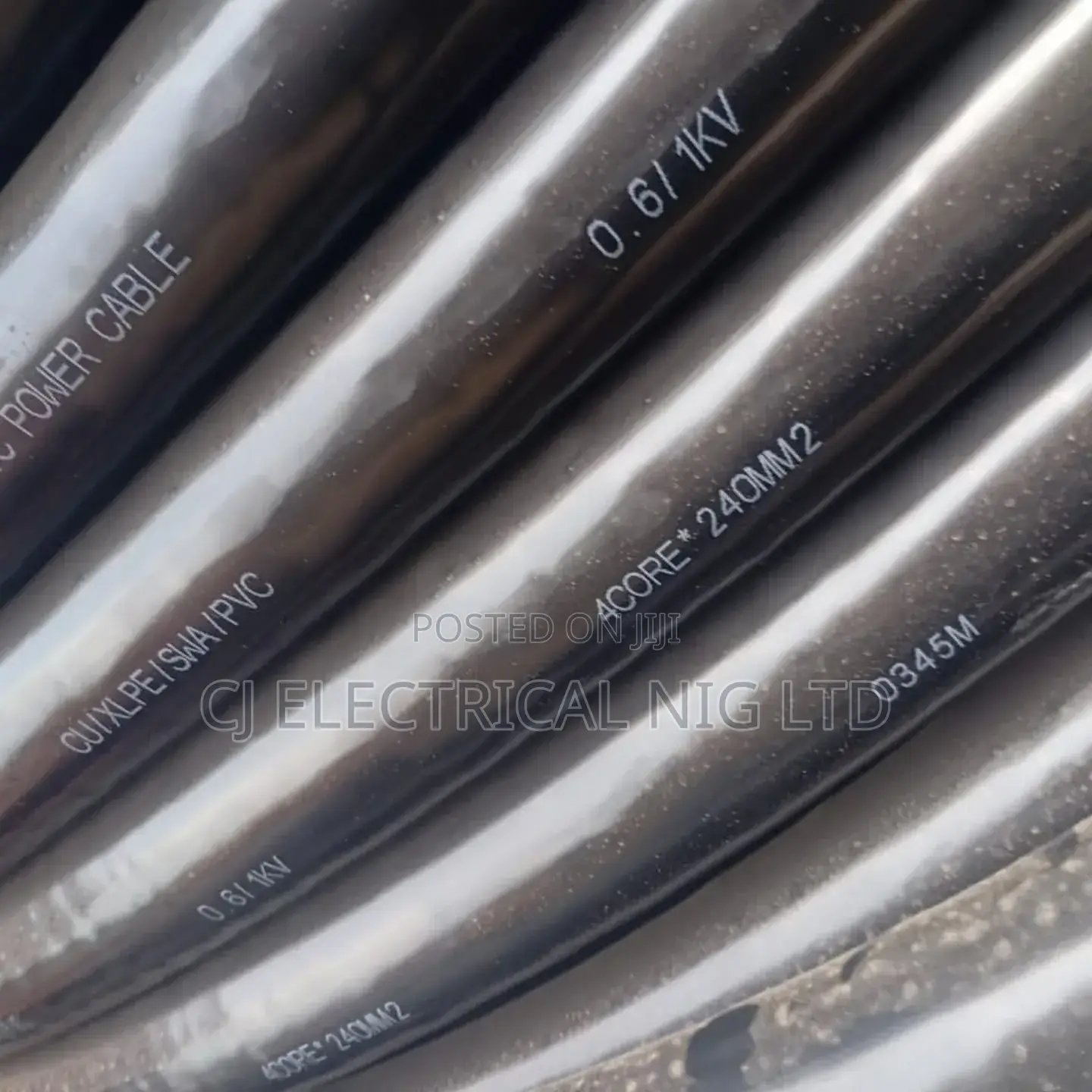 240mm 4core Bicc Armoured Cable