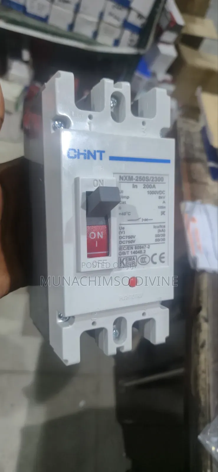 200ah 1000v Chint McCb Dc Breaker