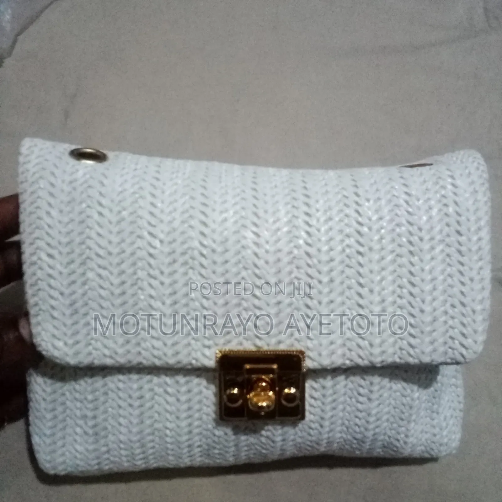 Small Square Woven Bag