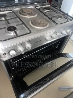 Maxi 4burner Gas Cooker With 2electrick Gas Cooker Oven Up and Down